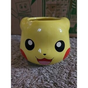 Official Pokemon PIKACHU Sculpted 22 oz. Ceramic Mug Yellow Collectable 2020